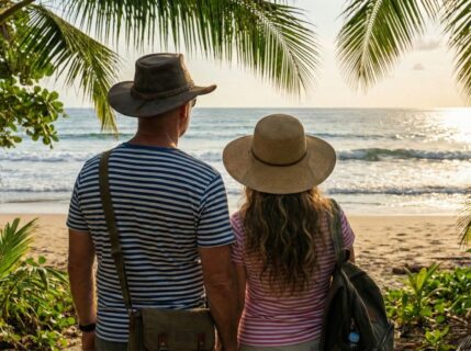 Lovci iontů při terénním měření záporných iontů u moře