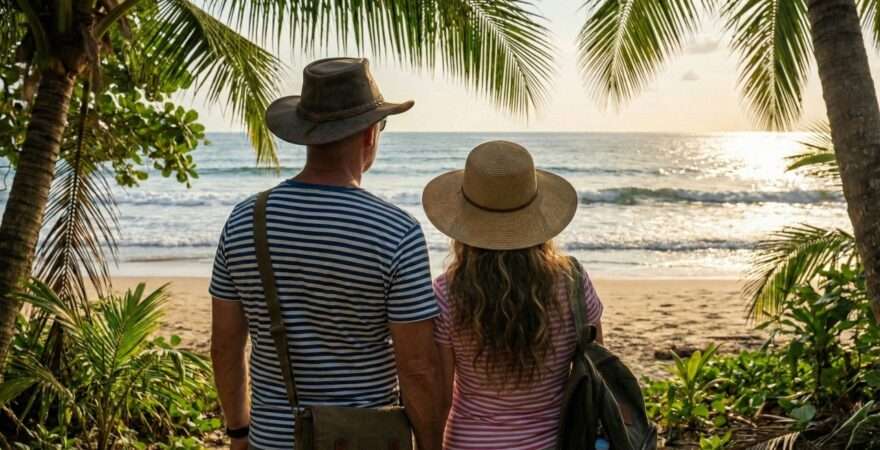 Lovci iontů při terénním měření záporných iontů u moře