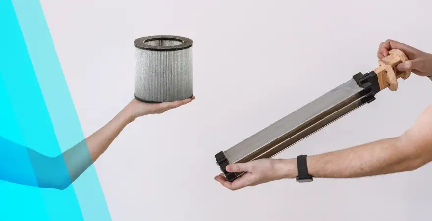 Porovnání výměnného a omyvatelného filtru u čističky vzduchu